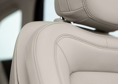Fine craftsmanship is shown through a detailed image of front-seat stitching. | Palmetto Lincoln in Charleston SC