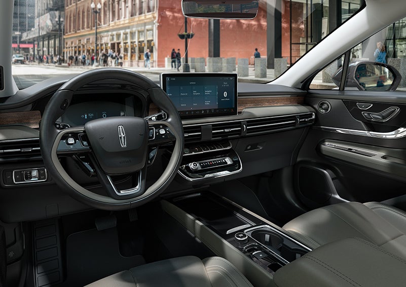 The interior dashboard of 2024 Lincoln Corsair® SUV is shown here. | Palmetto Lincoln in Charleston SC